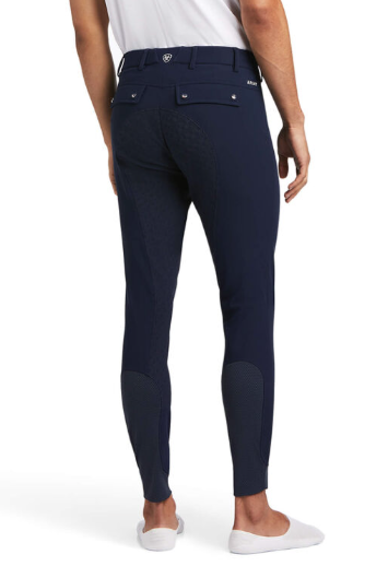 Ariat Mens Tri Factor Grip Full Seat Breech Navy-1